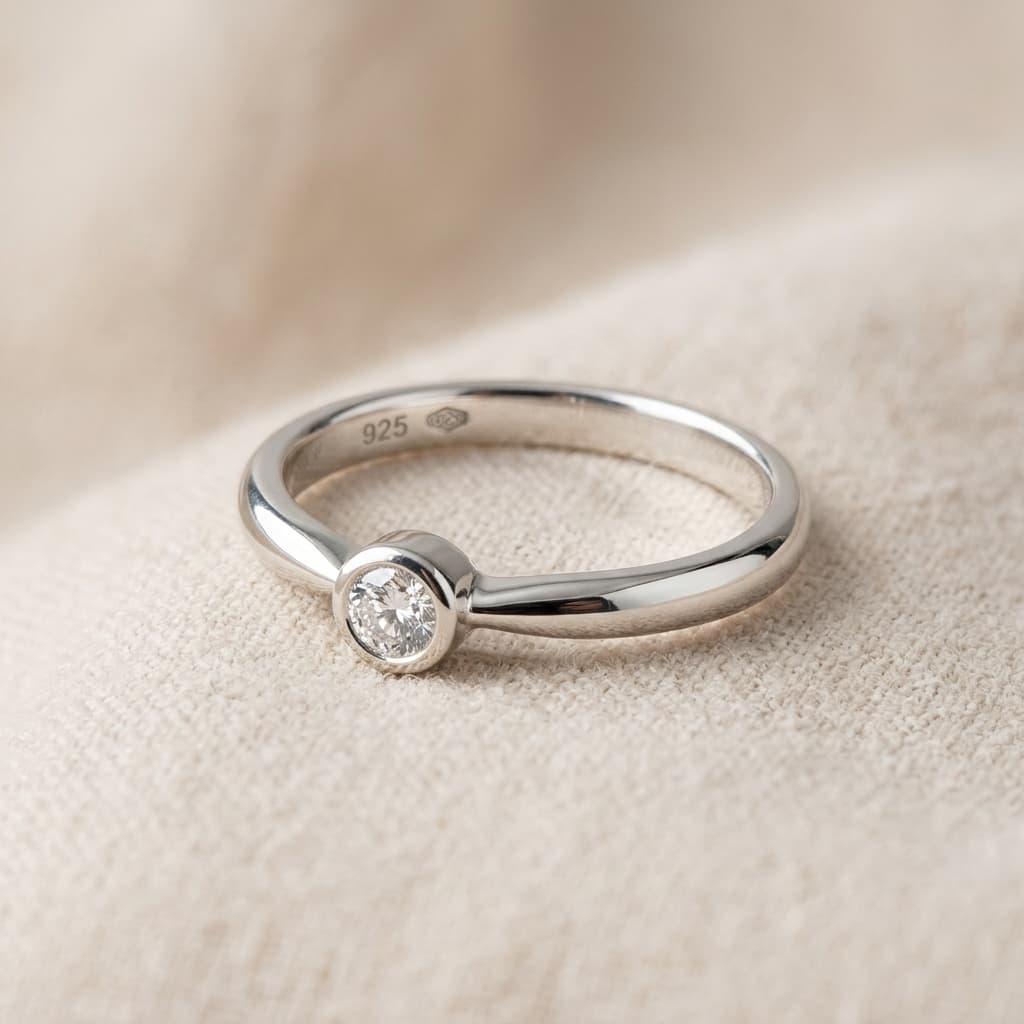 Minimalist Silver Band