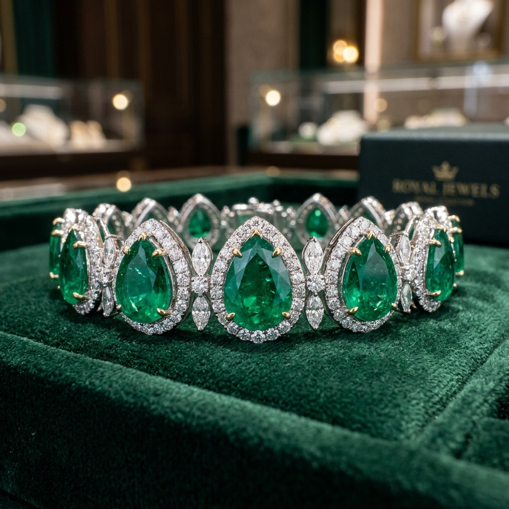 Masterpiece Emerald Bracelet
