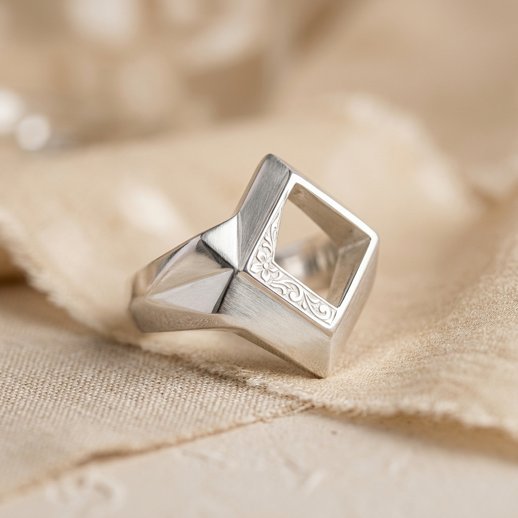 Modernist Geometric Ring